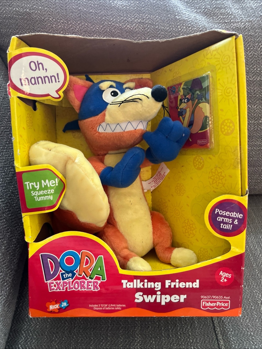 Dora The Explorer Swiper Swiping Talking Plush Tested & Working